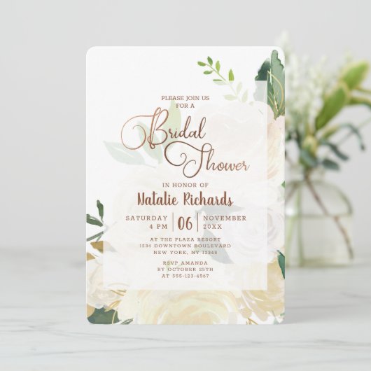 Boerderij Verse rustieke chique bruiloft Vrijgezel Kaart (Staand voorkant)