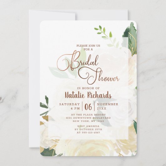 Boerderij Verse rustieke chique bruiloft Vrijgezel Kaart (Voorkant)