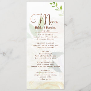 Boerderij Verse Rustieke Land Bloemen Diner Menu