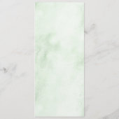 Boerderij Verse Rustieke Land Bloemen Diner Menu (Achterkant)