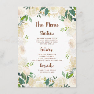 Boerderij Verse Rustieke Land Bloemen Diner Menu