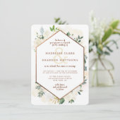 Boerderij Verse Rustieke Land Bloemen Herfst Bruil Kaart (Staand voorkant)