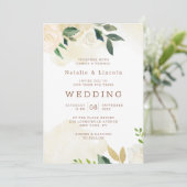 Boerderij Verse Rustieke Land Bloemen Herfst Bruil Kaart (Staand voorkant)