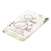 Boerderij Verse Rustieke Land Herfst Save the Date Magneet (Linkerzijde)