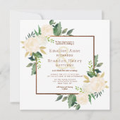 Boerderij Verse Rustieke Land Herfst Vierkante Bru Kaart (Voorkant)