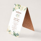 Boerderij Verse rustieke landelijke ceremonie prog Kaart (Voorkant)