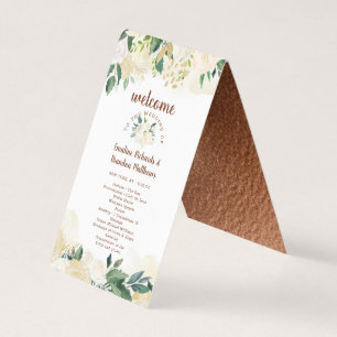 Boerderij Verse rustieke landelijke ceremonie prog Kaart