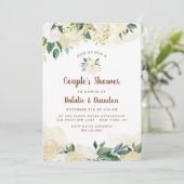 Boerderij Verse rustieke paar's bruiloft douche Kaart (Staand voorkant)