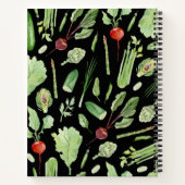 Boerderij Verse Veggies Recipe Book - Dark Notitieboek (Achterkant)