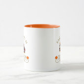 Boerderij verse waterverf pompoenen laat herfst he mok (Midden)