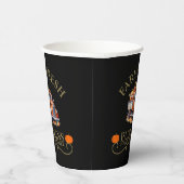 Boerderij verse waterverf pompoenen laat herfst he papieren bekers (Rechts)