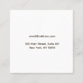 Boerderij Vierkante Visitekaartje (Achterkant)