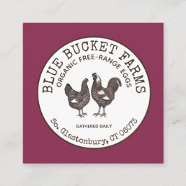 Boerderij Vierkante Visitekaartje