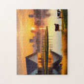 Boerderij Vijver Easy Brain Art Puzzels Foto Puzze (Verticaal)