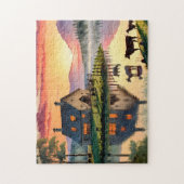 Boerderij Vijver foto puzzels Internet puzzels Re (Verticaal)