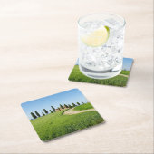 Boerderij villa met cypersbomen in Toscane Kartonnen Onderzetters (Insitu)