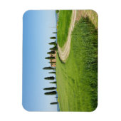 Boerderij villa met cypersbomen in Toscane Magneet (Verticaal)