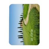 Boerderij villa met cypersbomen in Toscane Magneet (Verticaal)