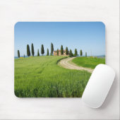 Boerderij villa met cypersbomen in Toscane Muismat (Met muis)