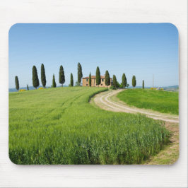 Boerderij villa met cypersbomen in Toscane Muismat