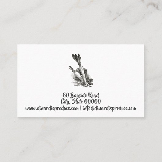 Boerderij Visitekaartje (Achterkant)