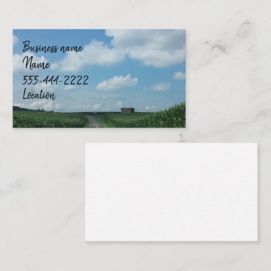 Boerderij Visitekaartje (Voorkant / Achterkant)