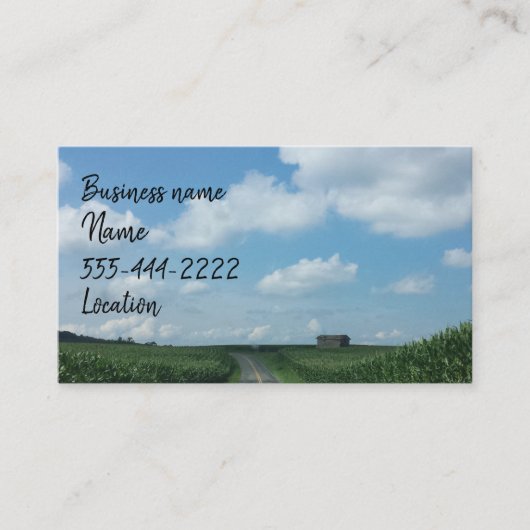 Boerderij Visitekaartje (Voorkant)