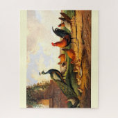 Boerderij vogelkunst legpuzzel (Verticaal)