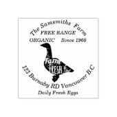 Boerderij voor bedrijfskleding, vanaf 1960 rubberstempel (Afrduk)
