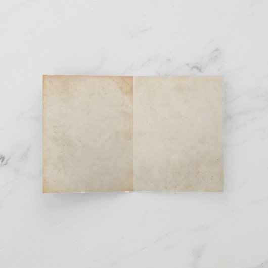 Boerderij voor blauwe en ivoren  paarden bedankkaart (Binnen)