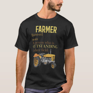Boerderij voor de definitie van het landbouwbedrij t-shirt
