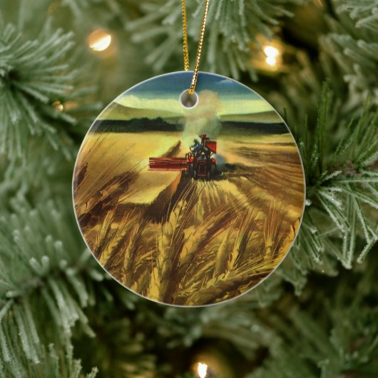  Boerderij voor de landbouw, warmbouw Keramisch Ornament (Boom)