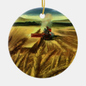  Boerderij voor de landbouw, warmbouw Keramisch Ornament (Voorkant)