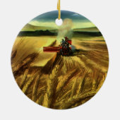  Boerderij voor de landbouw, warmbouw Keramisch Ornament (Achterkant)