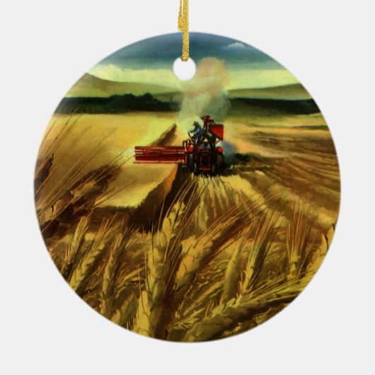  Boerderij voor de landbouw, warmbouw Keramisch Ornament (Achterkant)