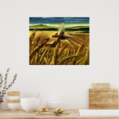  Boerderij voor de landbouw, warmbouw Poster (Keuken)