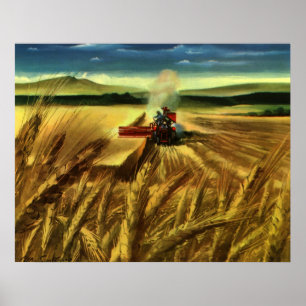 Boerderij voor de landbouw, warmbouw Poster