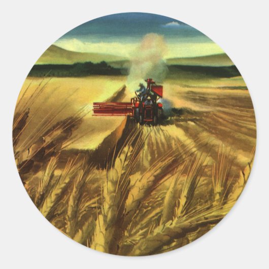  Boerderij voor de landbouw, warmbouw Ronde Sticker (Voorkant)