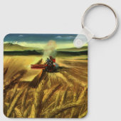  Boerderij voor de landbouw, warmbouw Sleutelhanger (Achterkant)