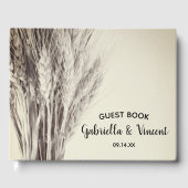 Boerderij voor driekleurig gerst gastenboek (Voorkant)