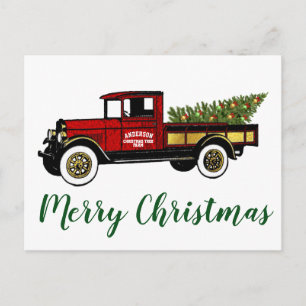 Boerderij voor kerstbomen Briefkaart