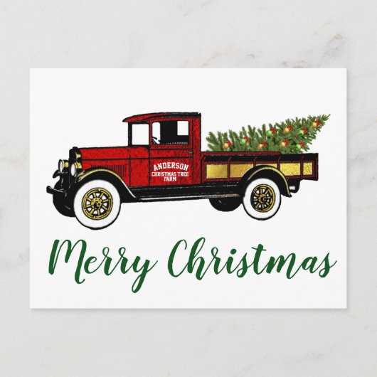  Boerderij voor kerstbomen Briefkaart (Voorkant)