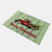  Boerderij voor kerstbomen Deurmat (Schuin)