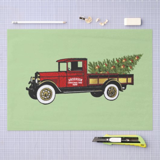  Boerderij voor kerstbomen Tissuepapier (Craft)