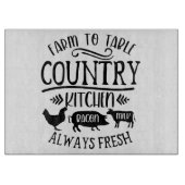 Boerderij voor keuken op tafel altijd vers snijplank (Voorkant)