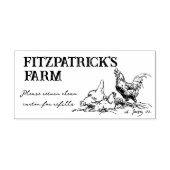  Boerderij voor kippenschets Rubberstempel (Afrduk)