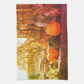 Boerderij voor pompoenen en pompoenen, Abstract Theedoek (Verticaal)