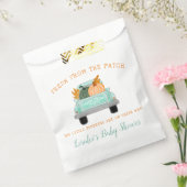 Boerderij Vrachtwagen 2 Pompoenen Herfst Twins Bab Bedankzakje (Gezegeld)