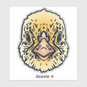 Boerderij Vriend Chick Gezicht Sticker (Vel)