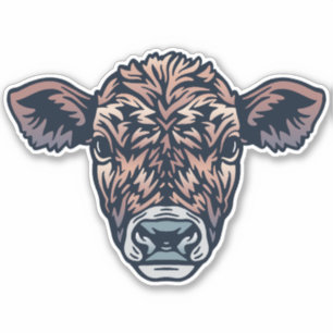 Boerderij vriend vee gezicht sticker